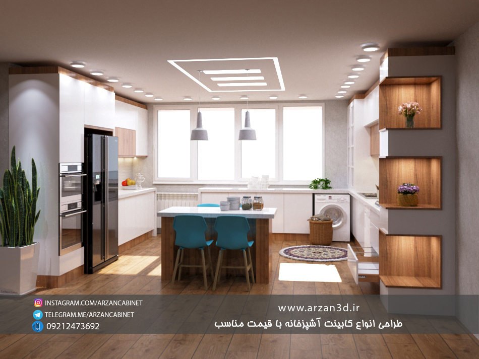 tarahi cabinet|kitchend 3d design|طراحی کابینت سه بعدی|سه بعدی کابینت|ارزان کابینت|سفارش طراحی کابینت آشپزخانه|تری دی مکس