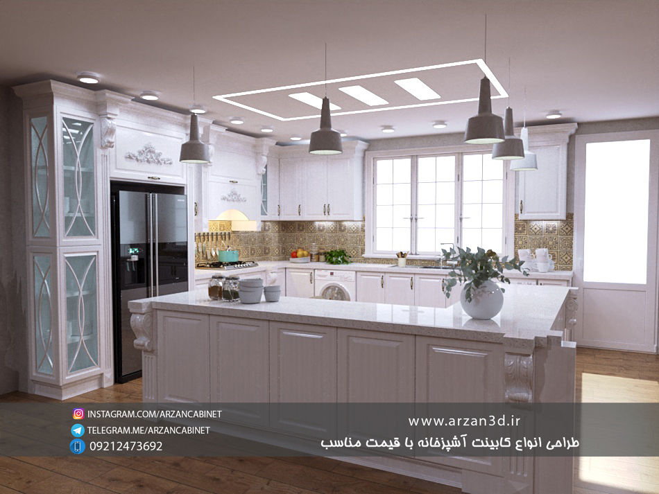 tarahi cabinet|kitchend 3d design|طراحی کابینت سه بعدی|سه بعدی کابینت|ارزان کابینت|سفارش طراحی کابینت آشپزخانه|تری دی مکس