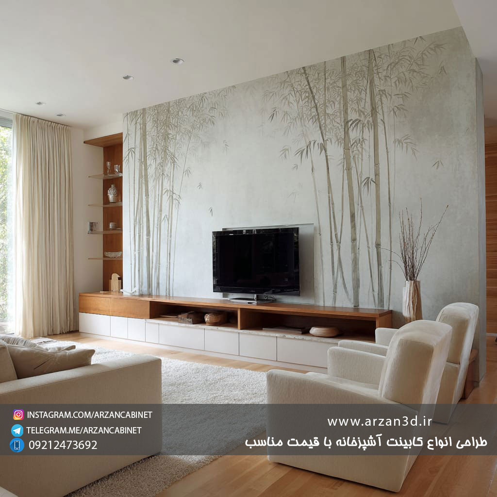 TV Wall | تی وی وال tarahi cabinet|kitchen 3d design|طراحی کابینت سه بعدی|سه بعدی کابینت|ارزان کابینت|سفارش طراحی کابینت آشپزخانه|تری دی مکس